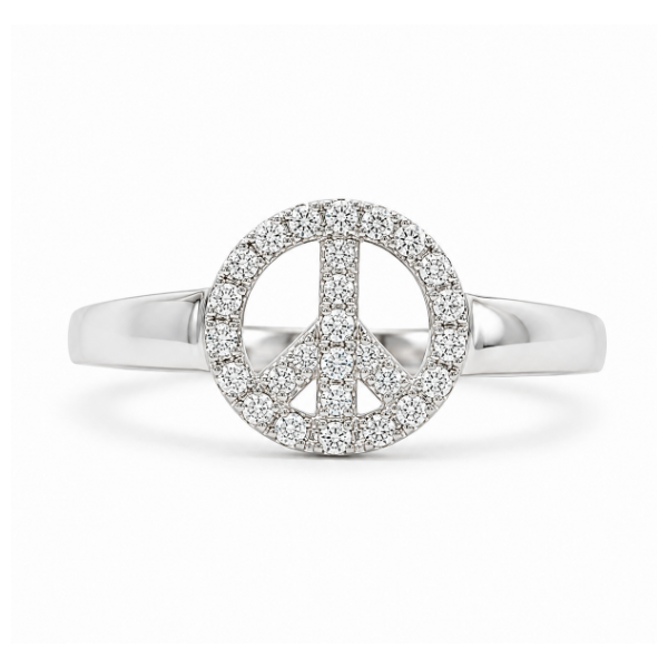 18K White Gold 0.32 ctw Geometric Diamond Women's Ring Blue Marlin Jewelry, Inc. Islamorada, FL