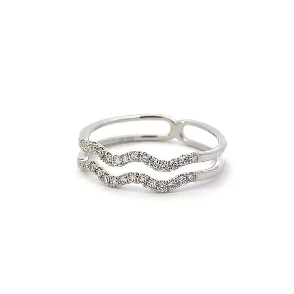 14KW Diamond Wavy Ring Blue Marlin Jewelry, Inc. Islamorada, FL