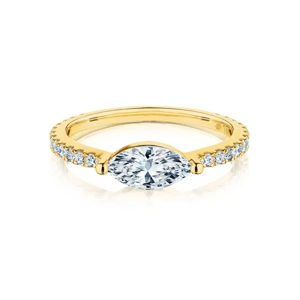 18K Marquise Diamond Ring Blue Marlin Jewelry, Inc. Islamorada, FL