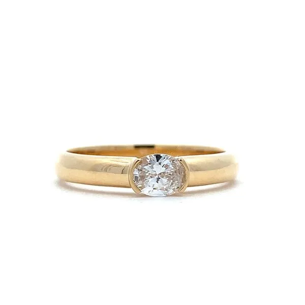18K Bezeled Diamond Ring Blue Marlin Jewelry, Inc. Islamorada, FL