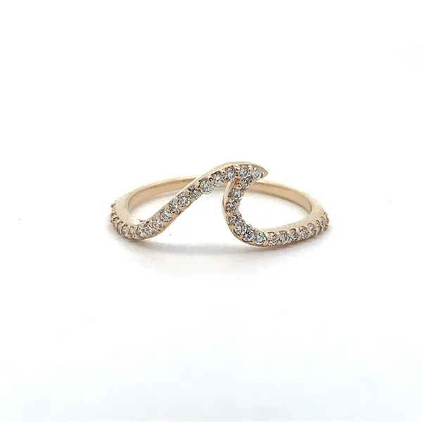 14K Diamond Wave Ring Blue Marlin Jewelry, Inc. Islamorada, FL