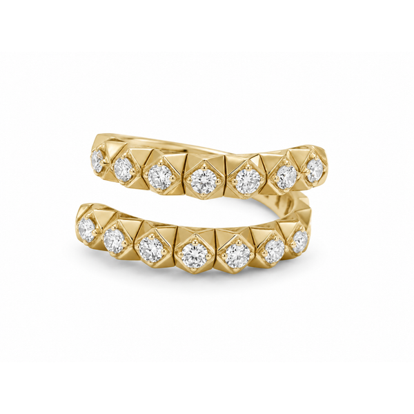 14K Yellow Gold 0.63 ctw Free Form Diamond Women's Ring Blue Marlin Jewelry, Inc. Islamorada, FL