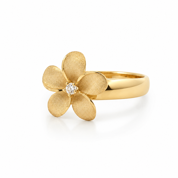 14K Plumeria Ring Blue Marlin Jewelry, Inc. Islamorada, FL
