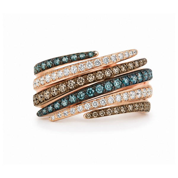 14K Rose Gold 1.055 ctw Contemporary Diamond Women's Ring Blue Marlin Jewelry, Inc. Islamorada, FL