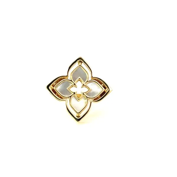 Reversible Ring with Diamonds and Mother of Pearl Image 2 Blue Marlin Jewelry, Inc. Islamorada, FL