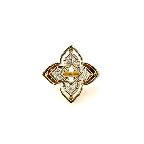 Reversible Ring with Diamonds and Mother of Pearl Blue Marlin Jewelry, Inc. Islamorada, FL