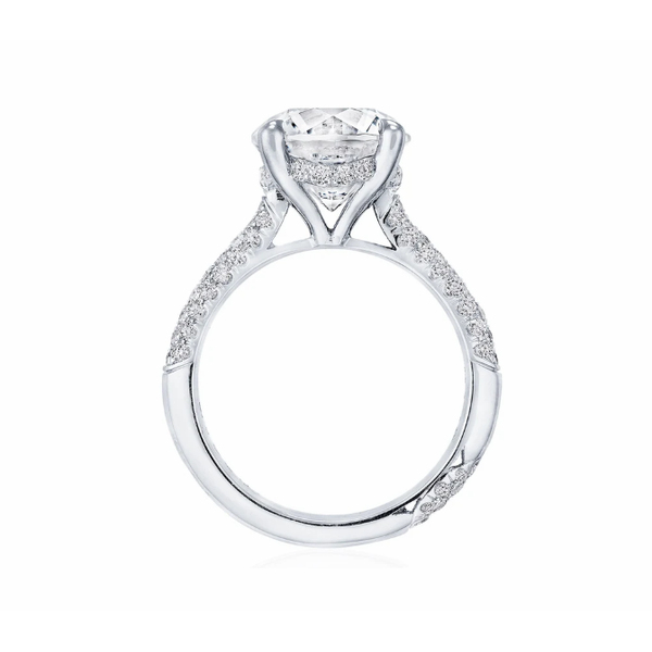 Platinum Solitaire Semi Mount Engagement Ring Image 2 Blue Marlin Jewelry, Inc. Islamorada, FL