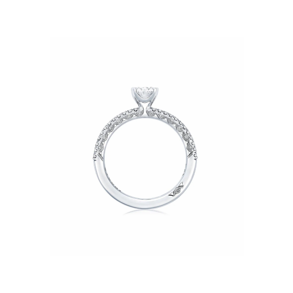 18K White Gold Classic Semi Mount Engagement Ring Image 2 Blue Marlin Jewelry, Inc. Islamorada, FL