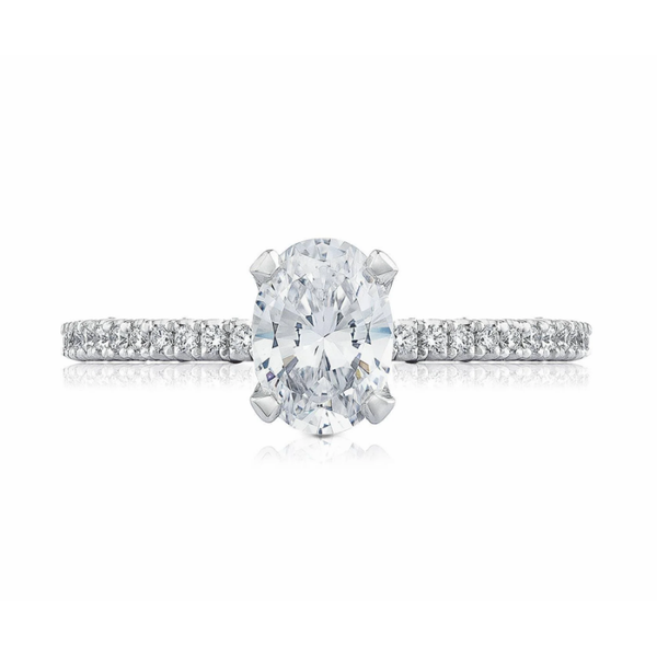 18K White Gold Classic Semi Mount Engagement Ring Blue Marlin Jewelry, Inc. Islamorada, FL
