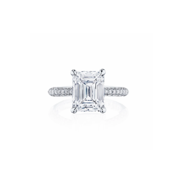 Platinum Cathedral Semi Mount Engagement Ring Blue Marlin Jewelry, Inc. Islamorada, FL
