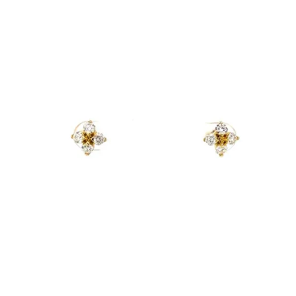 Love in Verona Diamond Stud Earings Blue Marlin Jewelry, Inc. Islamorada, FL