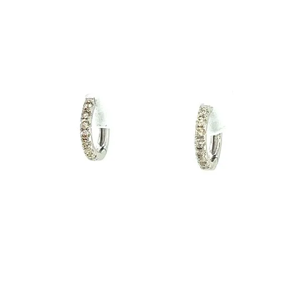 Diamond Hoop Earrings Blue Marlin Jewelry, Inc. Islamorada, FL