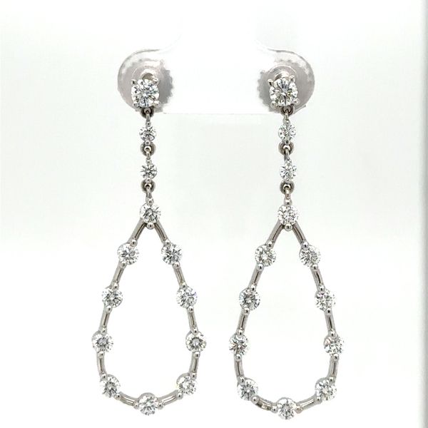 Tear Drop Diamond Earrings Blue Marlin Jewelry, Inc. Islamorada, FL