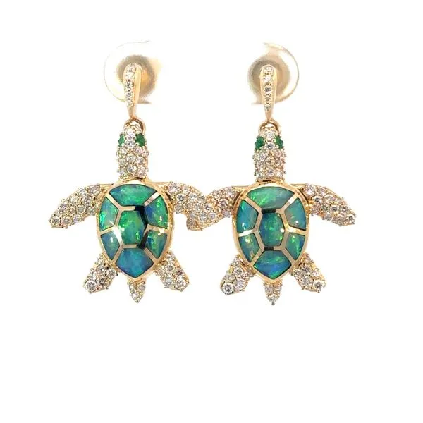 14K Diamond Turtle Necklace Blue Marlin Jewelry, Inc. Islamorada, FL