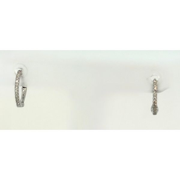 White Gold Huggy Earrings Blue Marlin Jewelry, Inc. Islamorada, FL