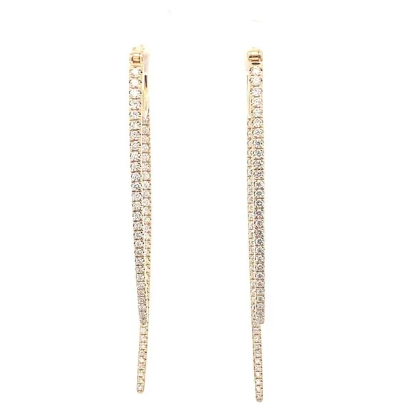 18K Spear Hinged Earrings Blue Marlin Jewelry, Inc. Islamorada, FL