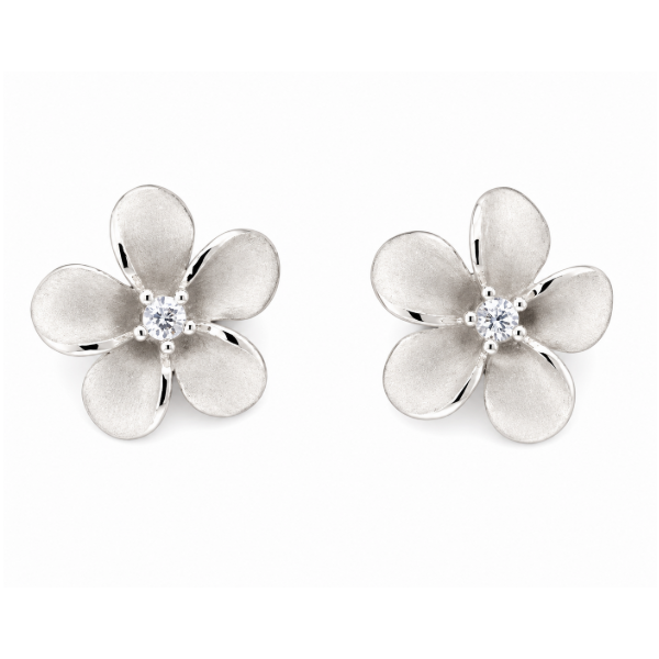 14K White Gold 0.06 ctw Stud Diamond Earring Blue Marlin Jewelry, Inc. Islamorada, FL