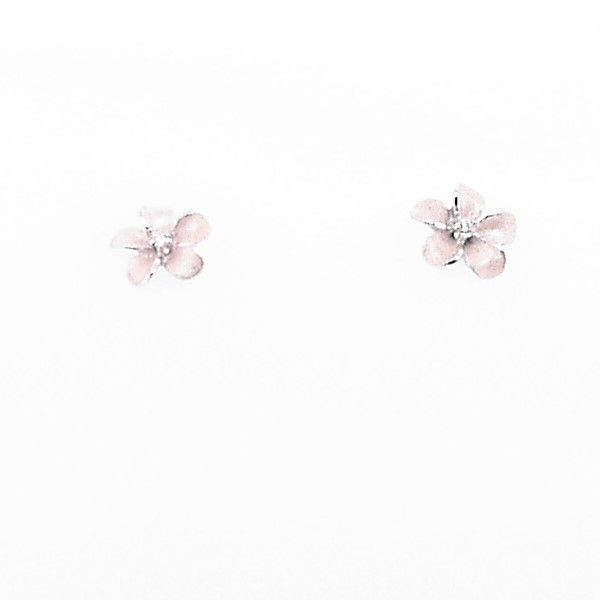 Denny Wong Plumaria Flower Earrings Blue Marlin Jewelry, Inc. Islamorada, FL