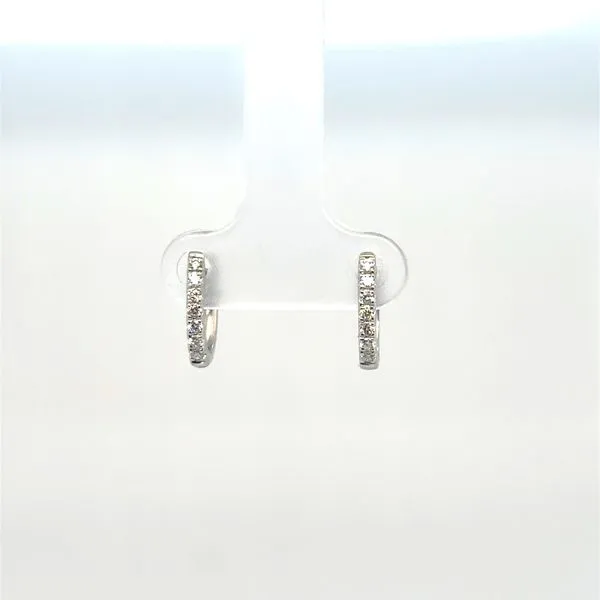 Small Diamond Hoops Blue Marlin Jewelry, Inc. Islamorada, FL