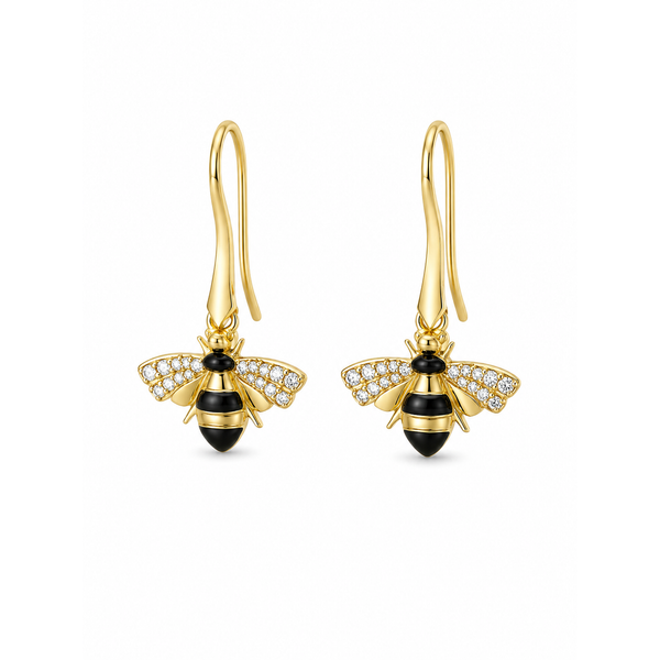 14K Yellow Gold 0.16 ctw Dangle Diamond Earring Blue Marlin Jewelry, Inc. Islamorada, FL