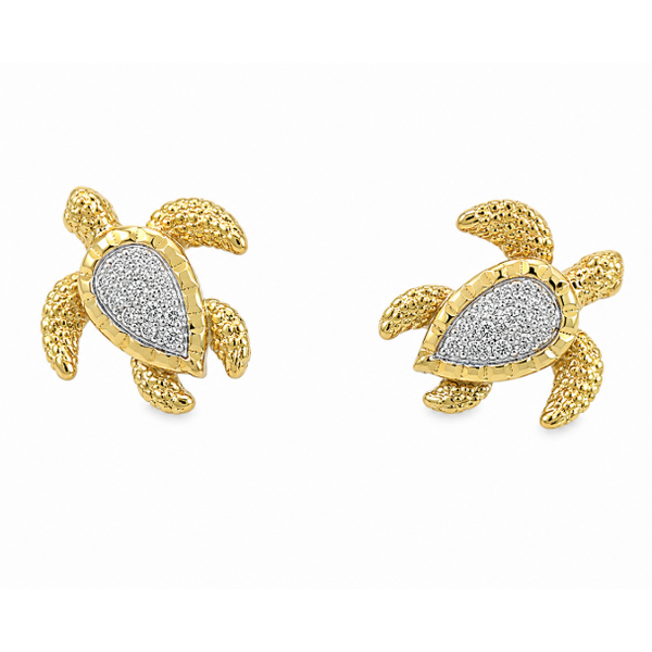 14K Yellow Gold 0.30 ctw Stud Diamond Earring Blue Marlin Jewelry, Inc. Islamorada, FL