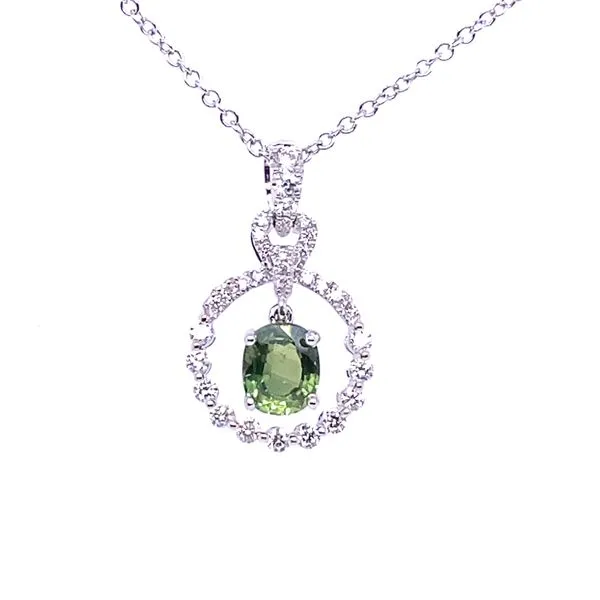 Green Sapphire Pendant Blue Marlin Jewelry, Inc. Islamorada, FL