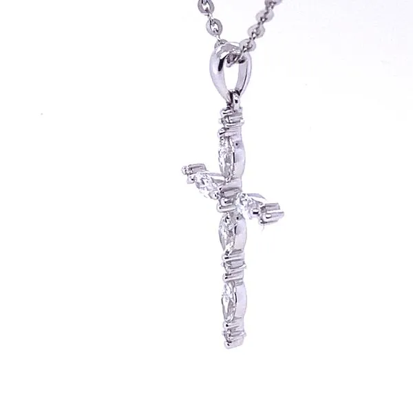Diamond Cross Pendant Image 2 Blue Marlin Jewelry, Inc. Islamorada, FL