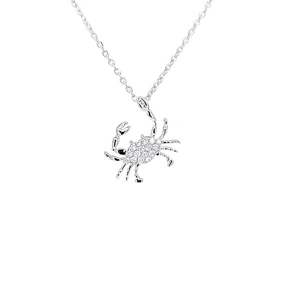 Diamond Crab Pendant Blue Marlin Jewelry, Inc. Islamorada, FL