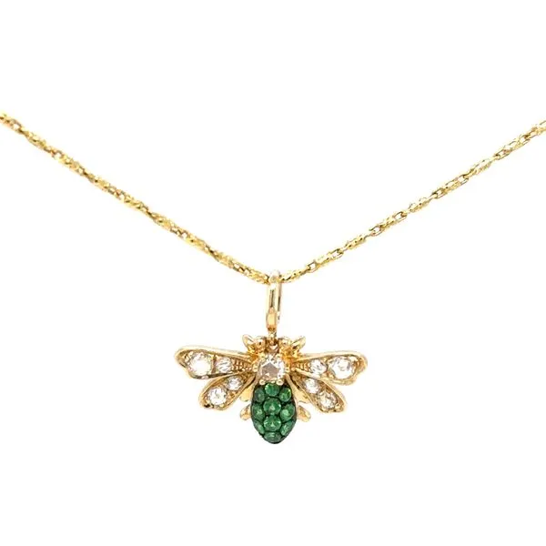 Cherie Dori Diamond and Garnet Bee Pendant Blue Marlin Jewelry, Inc. Islamorada, FL