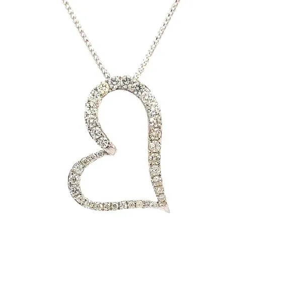 14KW Heart Diamond Pendant Blue Marlin Jewelry, Inc. Islamorada, FL