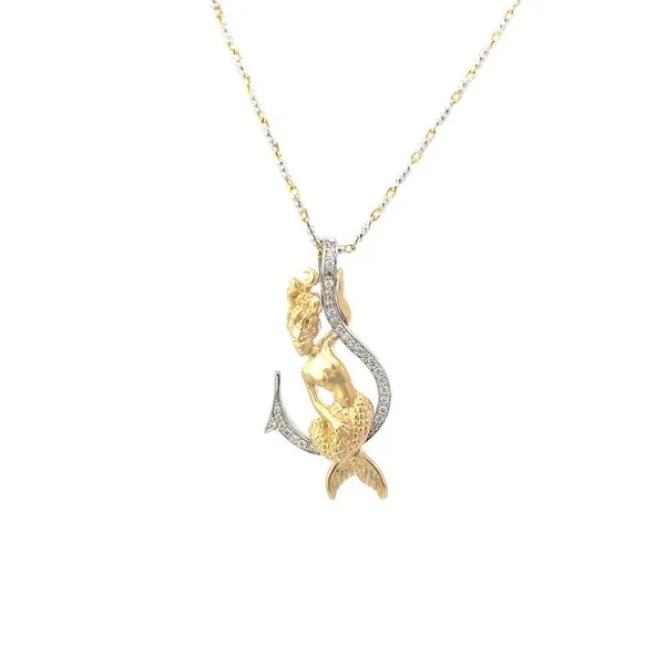 14K Mermaid on Hook with Diamonds Blue Marlin Jewelry, Inc. Islamorada, FL