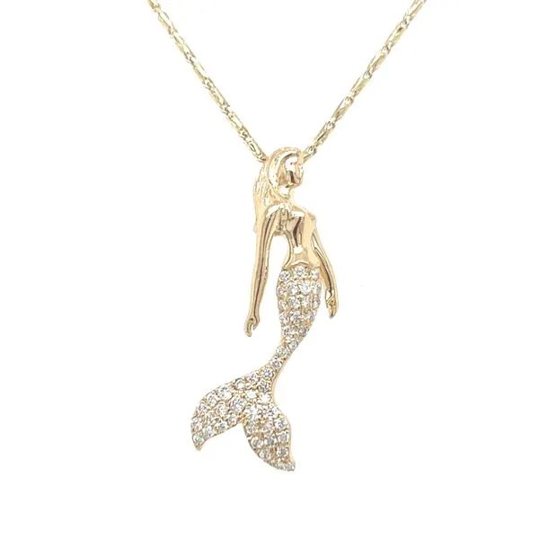 Diamond Mermaid Pendant Blue Marlin Jewelry, Inc. Islamorada, FL