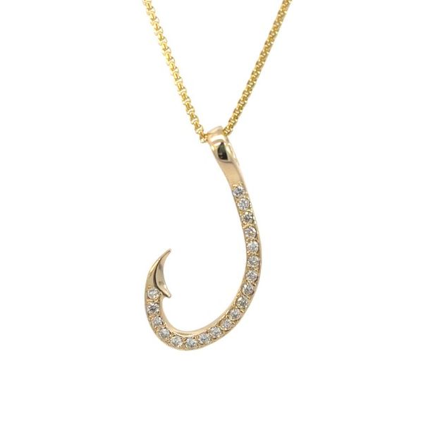Diamond Hook Pendant Blue Marlin Jewelry, Inc. Islamorada, FL