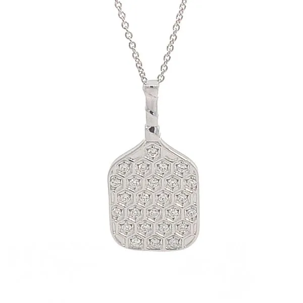 Roberto Coin 18K White Gold Pickleball Racket Blue Marlin Jewelry, Inc. Islamorada, FL