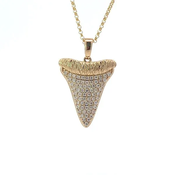 14K Shark Tooth Pendant Blue Marlin Jewelry, Inc. Islamorada, FL