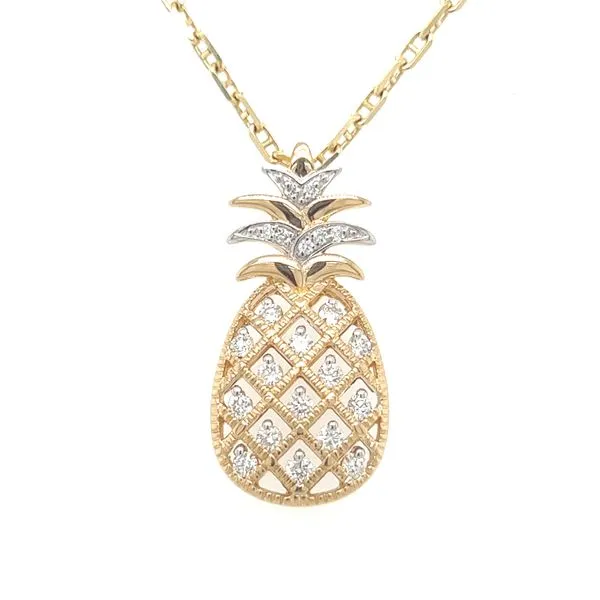 Diamond Pineapple Pendant Blue Marlin Jewelry, Inc. Islamorada, FL