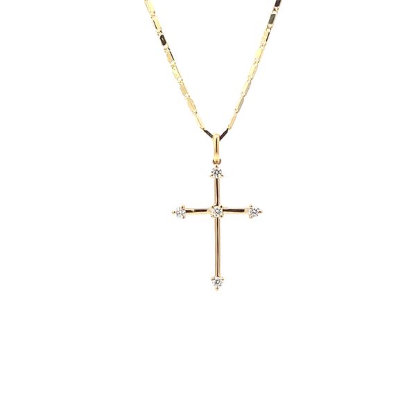 18K Diamond Cross Pendant Blue Marlin Jewelry, Inc. Islamorada, FL