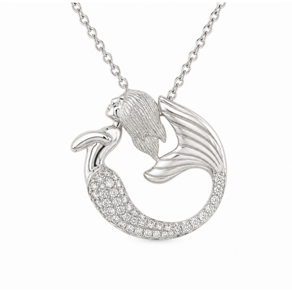 Diamond Mermaid Pendant Blue Marlin Jewelry, Inc. Islamorada, FL