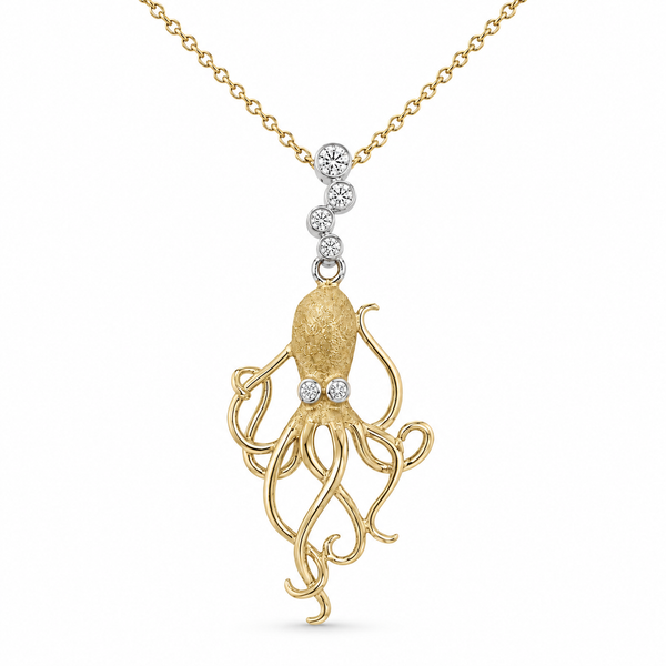 Denny Wong Octopus Pendant Blue Marlin Jewelry, Inc. Islamorada, FL