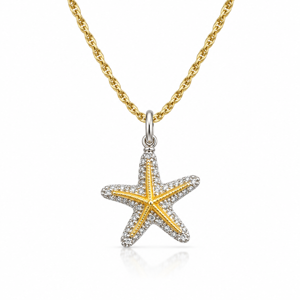 14K Two Tone 0.20 ctw Diamond Pendant/Charm Blue Marlin Jewelry, Inc. Islamorada, FL