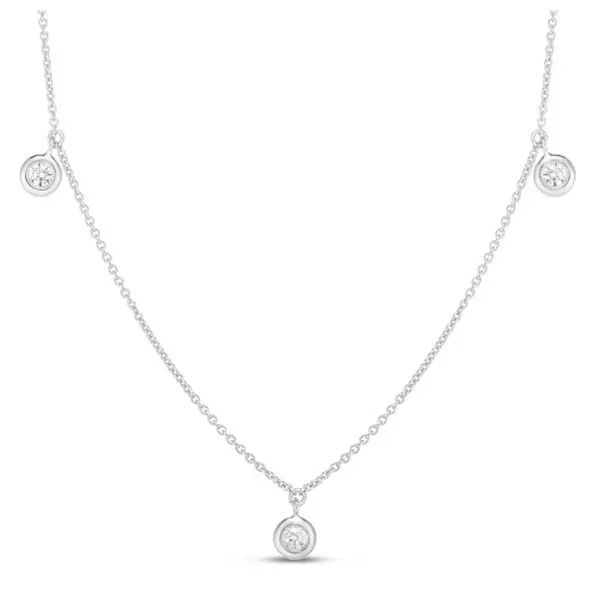Roberto Coin 3 Station Diamonds by the Inch Necklace Blue Marlin Jewelry, Inc. Islamorada, FL