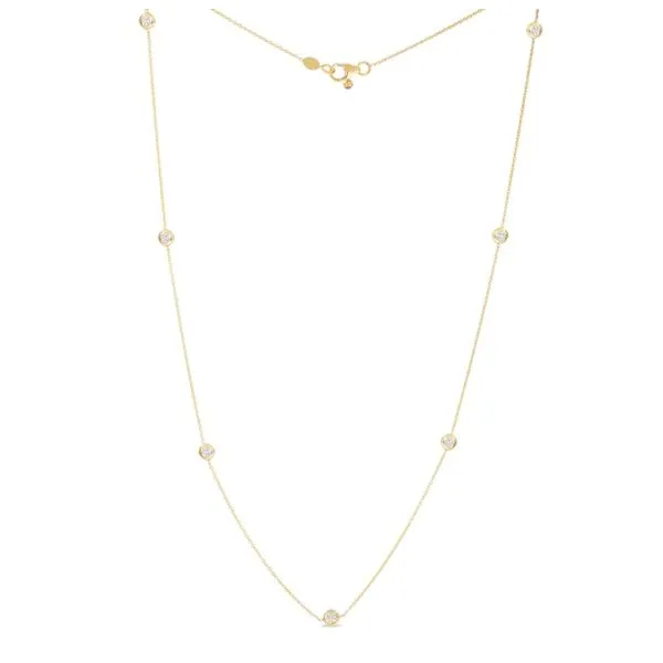 Roberto Coin 7 Station Diamond by the Inch Necklace Blue Marlin Jewelry, Inc. Islamorada, FL