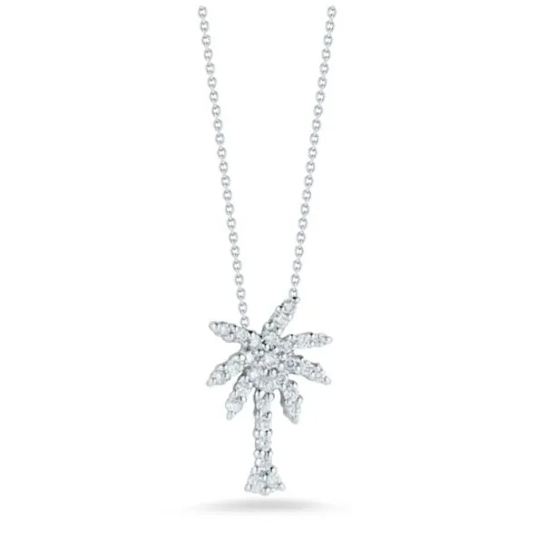 Roberto Coin Diamond Palm Necklace Blue Marlin Jewelry, Inc. Islamorada, FL