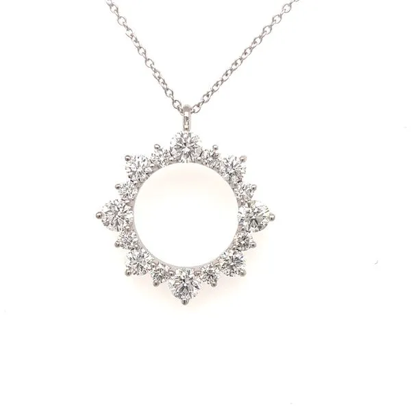 Blue Marlin Signature Round Diamond Necklace Blue Marlin Jewelry, Inc. Islamorada, FL