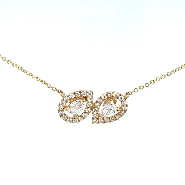 Pearl Halo Duo Diamond Necklace Blue Marlin Jewelry, Inc. Islamorada, FL