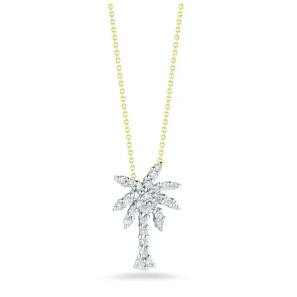 Roberto Coin Small Diamond Palm Necklace Blue Marlin Jewelry, Inc. Islamorada, FL
