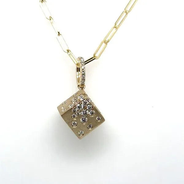 Dilamani Diamond Cube Necklace Blue Marlin Jewelry, Inc. Islamorada, FL