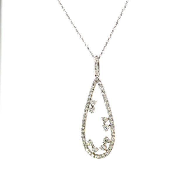 Tear Drop 62 Stone Diamond Necklace Blue Marlin Jewelry, Inc. Islamorada, FL