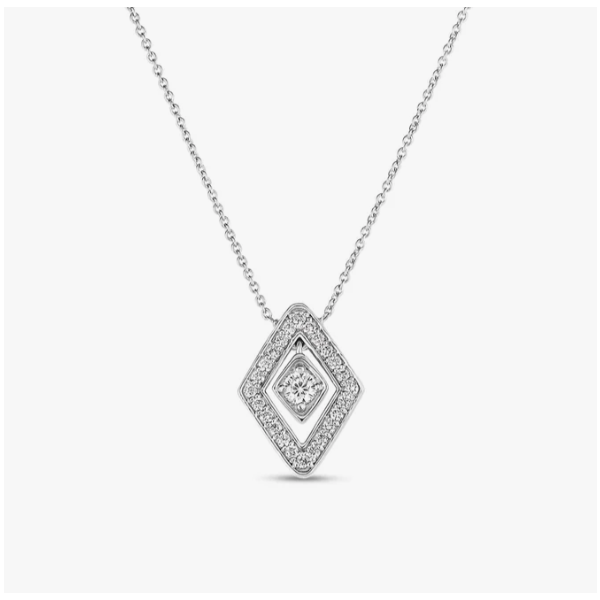 18K White Gold 0.27 ctw Diamond Necklace Blue Marlin Jewelry, Inc. Islamorada, FL
