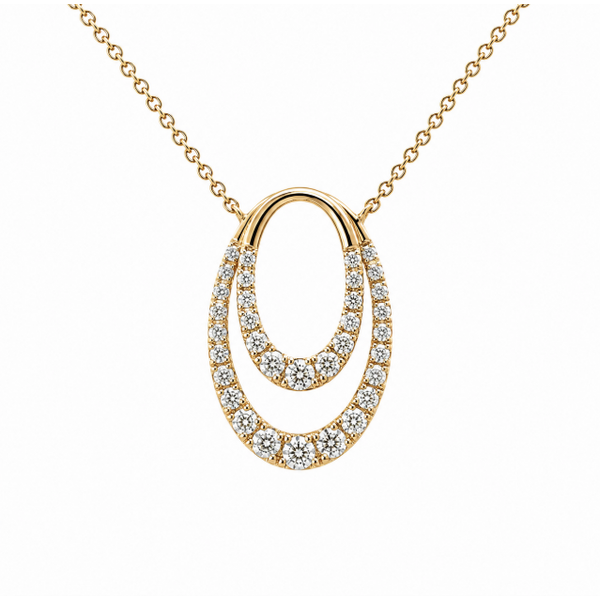 14K Yellow Gold 0.45 ctw Diamond Necklace Blue Marlin Jewelry, Inc. Islamorada, FL